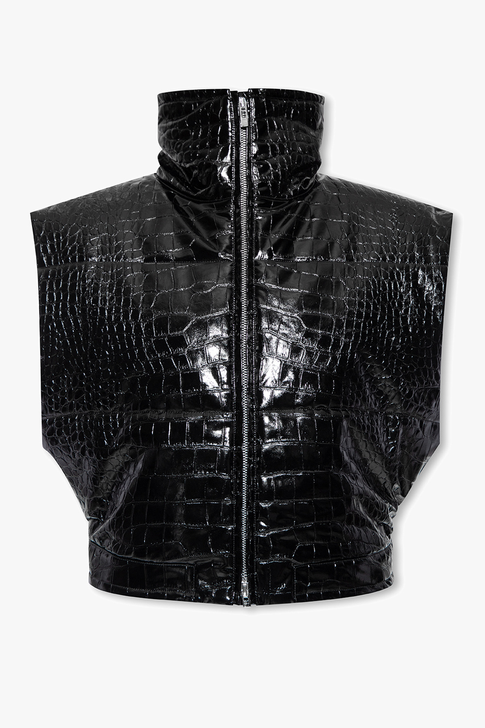 【関税込み】ALAIA Oversize asymmetric down vest Alaïa Nylon padded down vest | tessabit | REVERSIBLE